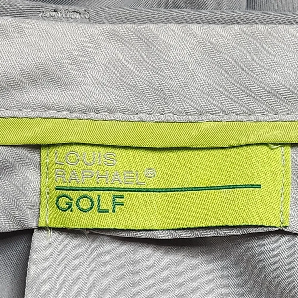 Louis Raphael Golf Pants Mens 40x29 Flat‎ Front Dress Trousers Classic Polyester